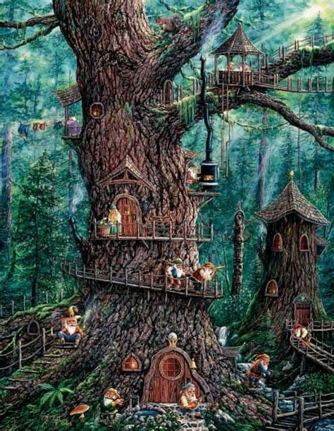 Gnome Tree Home Cute Fairy Tree Houses Fairy Garden Houses