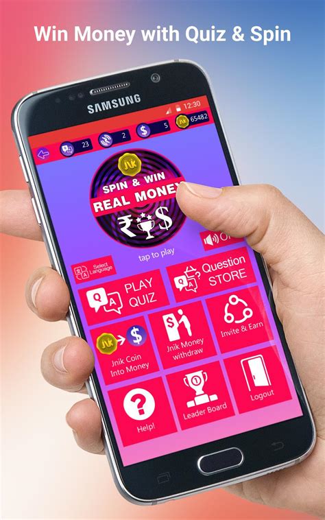 Discover new games, play the games in their listings, connect with your friends and then earn points for playing games. Spin & Win Real Money - Play GK Quiz Real Cash for Android ...