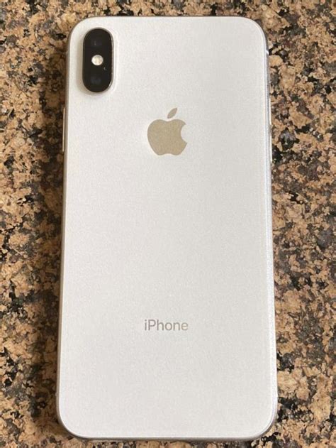 Iphone X 64gb In Silverwhite Used Mobile Phone For Sale