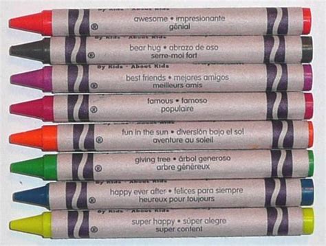 Do You Know All 64 Crayola Crayon Color Names Sensational Color