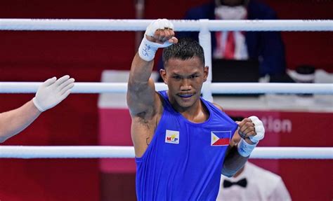Filipino Boxer Eumir Marcial Wins Bronze Boxing Rings Justin Thomas