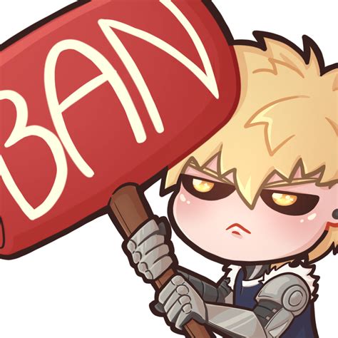 Wanted To Share My Genos Banhammer Emote With You Guys Hope You Like