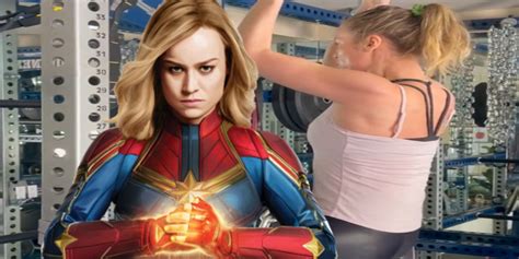 Captain Marvel 2 Brie Larson Does One Arm Pull Up In Training Video