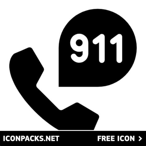 Free 911 Emergency Or Security Call Svg Png Icon Symbol Download Image