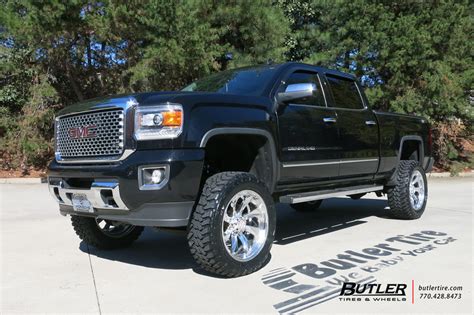 Gmc Denali With 22in Grid Offroad Gf4 Wheels Exclusively From Butler