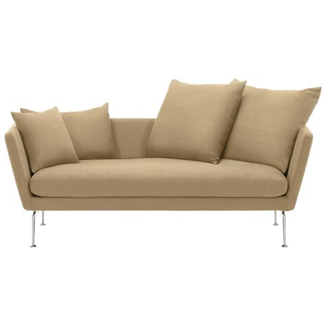 Vitra Suita Sofa Two Seat In Parchment Olimpo By Antonio Citterio For