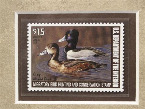 Sold Price Ducks Unlimited Federal Duck Stamp Print Invalid Date Edt