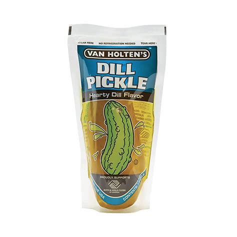 Buy Van Holtens Jumbo Pickle In A Pouch Hearty Dill Flavour
