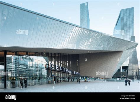 Rotterdam Central Station Netherlands Stock Photo Alamy