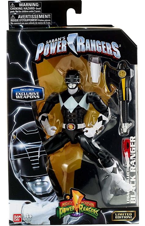 Bandai Power Rangers Legacy Mighty Morphin Black Ranger