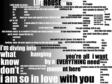 Lifehouse Lyrics Wallpaper Ps By Mromanos On Deviantart