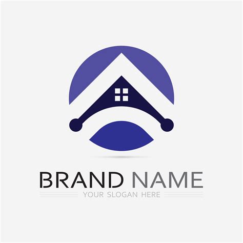 Building Logo Vector Illustration Designreal Estate Logo Template