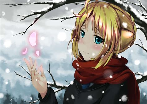 Maybe you would like to learn more about one of these? blonde, Hair, Blue, Eyes, Fate, Stay, Night, Petals, Saber, Scarf, Short, Hair, Snow, St520pm ...