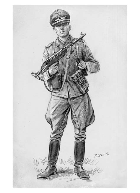 Pin By Goodtank On Military Art Military Drawings Soldier Drawing