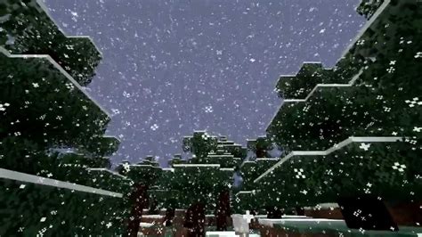 Minecraft Weather Snowfall Youtube