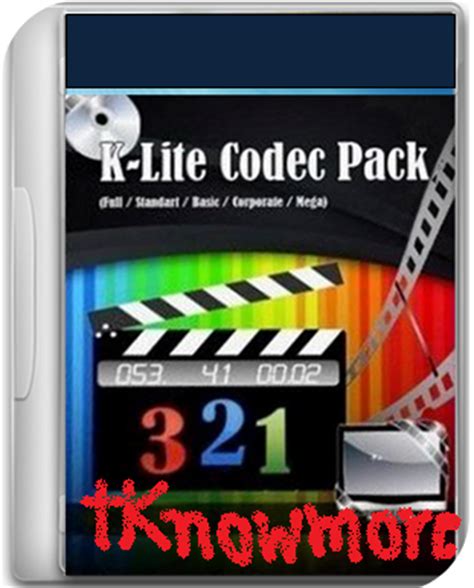 Bu pakette tüm videolar için gerekli olan codecleri bulabilir ve kurabilirsiniz. Returning To-Know-More: K-Lite Codec Pack 9.8.0 Mega-Full ...