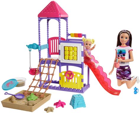 Barbie Skipper Babysitters Inc Climb ‘n Explore Playground Dolls