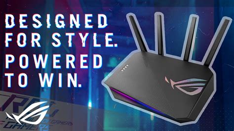 Asus Rog Strix Gs Ax5400 Wifi 6 Gaming Router Youtube