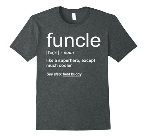 Mens Funny Funcle Word Definition Uncle T T Shirt Cl Colamaga