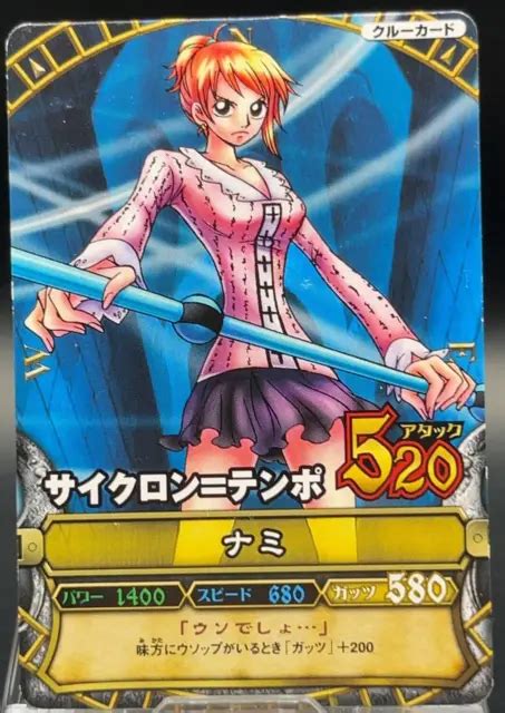 Nami C049 One Piece Onepy Berry Match Cards Game Anime Bandai Tcg Japan