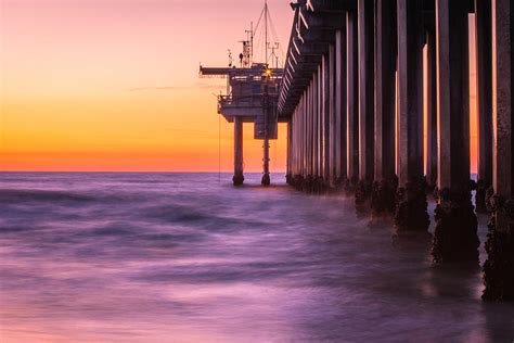 Scripps Pier Sunset Photograph By Lauri Novak Fine Art America
