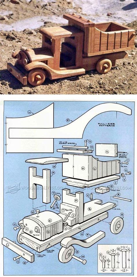 Wooden Toy Truck Plans Childrens Wooden Toy Plans And Projects
