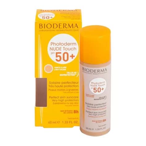 Protector Solar Bioderma Photoderm FPS 50 NUDE Touch Tono Claro En