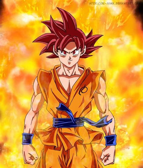 Goku Dios Rojo Wiki Dragon Ball EspaÑol Amino