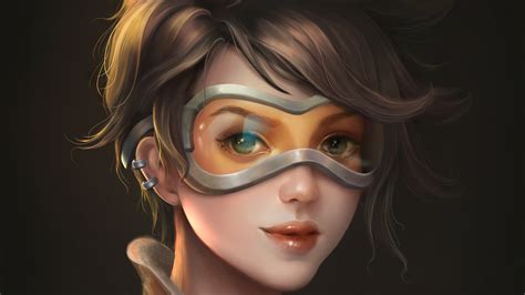 1366x768 Tracer From Overwatch Artwork 1366x768 Resolution