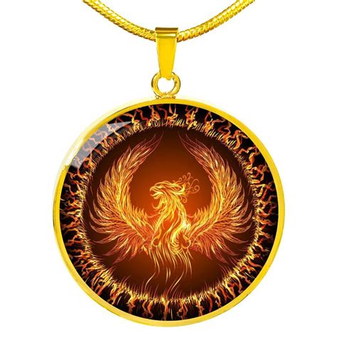 Sterling Silver Phoenix Necklace Phoenix Jewelry Rise Etsy