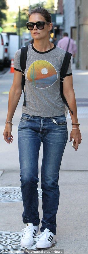 Katie Holmes Dons Blue Jeans After Recent Vogue Best Dressed Nod