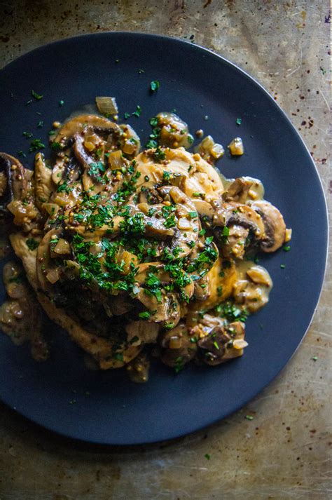 This is especially true when it is served on mashed potatoes or homemade pasta. Chicken with Creamy Mushroom Mustard Sauce - Heather Christo