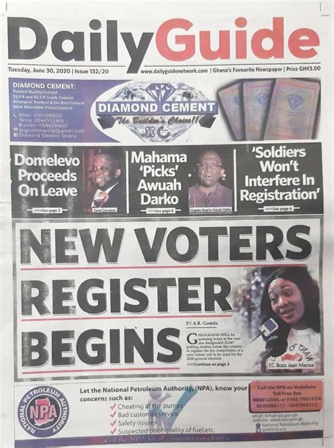 Todays Newspaper Headlines Tuesday June 30 2020 Bbc Ghana Reports