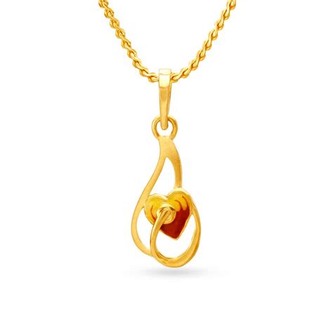 Buy Tanishq 22kt Gold Pendant For Women Online Tanishq Tanishq