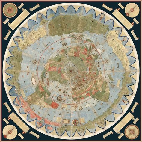 A Vast 430 Year Old World Map Full Of Places And Creatures Real And