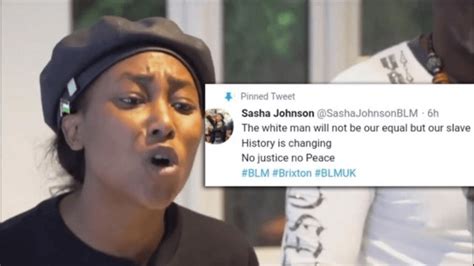 Johnson sasha has been an active fighter and campaigner for black people and the injustices that surround the black community, as well as being both a member of blm. BLM UK leader calls for a race offenders registry - Rebel News
