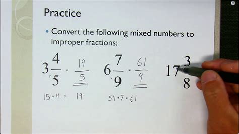 Applied Math Common Fractions Youtube