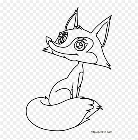 10 Pics Of Cute Baby Fox Coloring Pages To Print Fox Drawing Picture