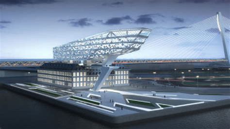 Of all her works, the port house is the only government building she ever designed. Port House Antwerp Belgium Zaha Hadid | Floornature