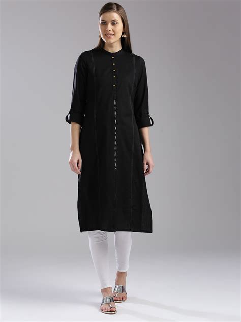 So you can download the suitable color images for your projects. W cotton plain black kurti - G3-WKU1392 | G3fashion.com