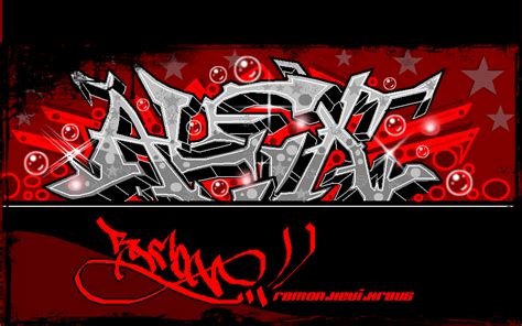 Alex Abstrakt Graffiti Digital Digitale Kunst Von Kevin Kraus