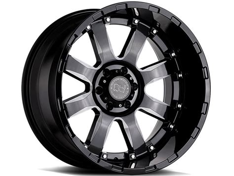 Black Rhino Milled Gloss Black Sierra Wheels Realtruck