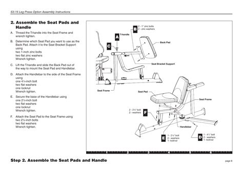 Assemble The Seat Pads And Handle Step 2 Assemble The Seat Pads And