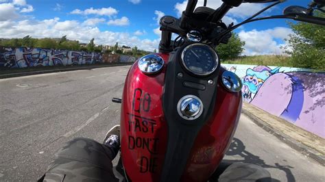 Harley Davidson Wheelies Through The Streets Youtube