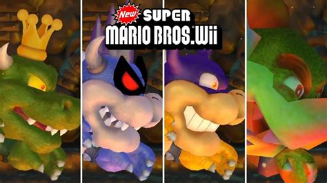 new super mario bros wii bowser s final battles youtube