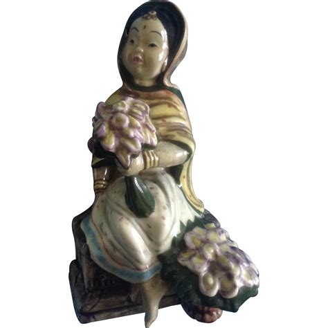 Gort Asian Oriental Laila Girl Vintage Figurine 1940s Bone China