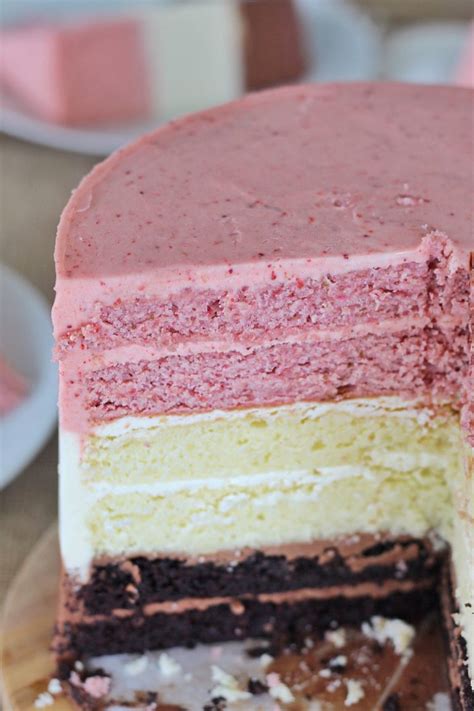 Neapolitan Cake Cake By Courtney Cake Recipes Savoury Cake Cake
