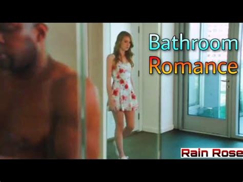Black And White Love Kissing Romance In Bathroom Romantic Couple