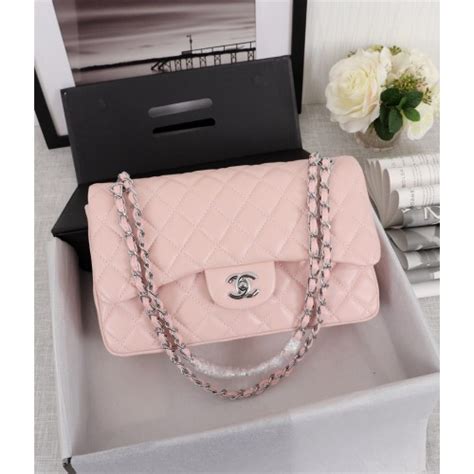 Bolsa Chanel BOLSA CHANEL 2 55 CLASSIC FLAP LAMBOSKIN ROSA