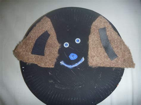 Paper Plate Dog Paper Plate Dog Crafts For Kids Crafts